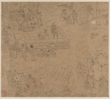 Album of Daoist and Buddhist Themes: Kings of Hells: Leaf 39, 1200s. Creator: Unknown