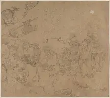 Album of Daoist and Buddhist Themes: Search the Mountain: Leaf 45, 1200s. Creator: Unknown