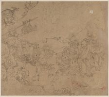 Album of Daoist and Buddhist Themes: Search the Mountain: Leaf 45, 1200s. Creator: Unknown