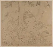 Album of Daoist and Buddhist Themes: Search the Mountain: Leaf 46, 1200s. Creator: Unknown