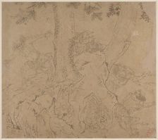 Album of Daoist and Buddhist Themes: Search the Mountain: Leaf 46, 1200s. Creator: Unknown