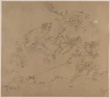 Album of Daoist and Buddhist Themes: Search the Mountain: Leaf 48, 1200s. Creator: Unknown