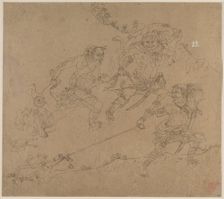 Album of Daoist and Buddhist Themes: Search the Mountain: Leaf 48, 1200s. Creator: Unknown