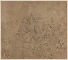 Album of Daoist and Buddhist Themes: Search the Mountain: Leaf 49, 1200s. Creator: Unknown