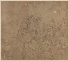 Album of Daoist and Buddhist Themes: Search the Mountain: Leaf 49, 1200s. Creator: Unknown