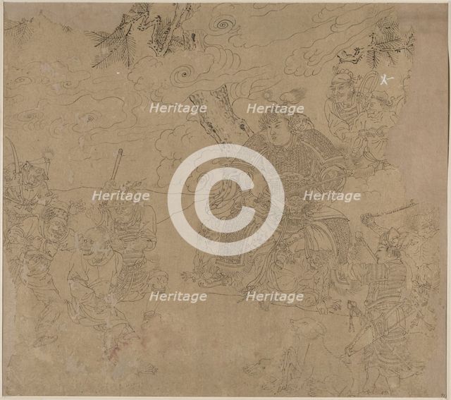 Album of Daoist and Buddhist Themes: Search the Mountain: Leaf 41, 1200s. Creator: Unknown.