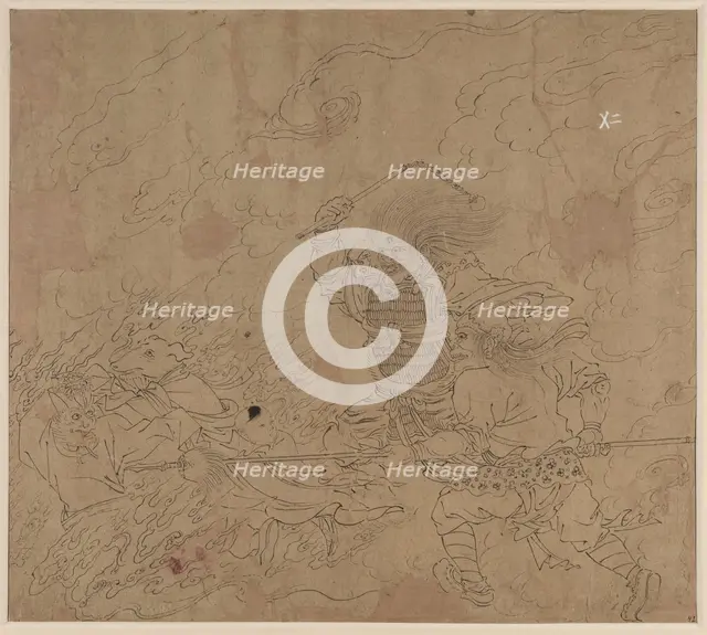 Album of Daoist and Buddhist Themes: Search the Mountain: Leaf 42, 1200s. Creator: Unknown.