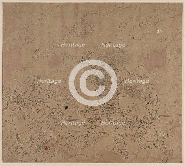 Album of Daoist and Buddhist Themes: Search the Mountain: Leaf 42, 1200s. Creator: Unknown.