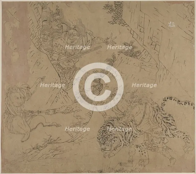 Album of Daoist and Buddhist Themes: Search the Mountain: Leaf 43, 1200s. Creator: Unknown.