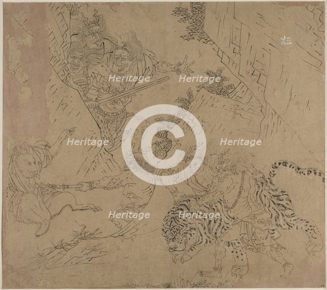 Album of Daoist and Buddhist Themes: Search the Mountain: Leaf 43, 1200s. Creator: Unknown.