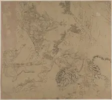 Album of Daoist and Buddhist Themes: Search the Mountain: Leaf 43, 1200s. Creator: Unknown