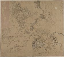 Album of Daoist and Buddhist Themes: Search the Mountain: Leaf 43, 1200s. Creator: Unknown