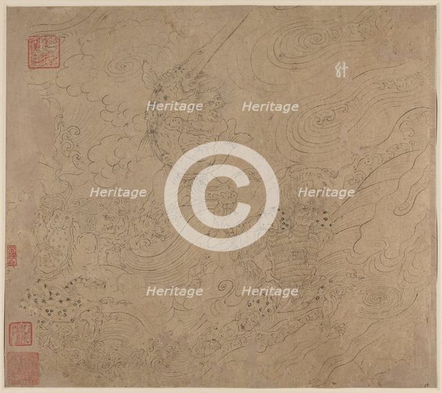 Album of Daoist and Buddhist Themes: Search the Mountain: Leaf 50, 1200s. Creator: Unknown.