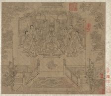 Album of Daoist and Buddhist Themes: Procession of Daoist Deities: Leaf 1, 1200s. Creator: Unknown