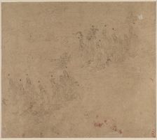 Album of Daoist and Buddhist Themes: Procession of Daoist Deities: Leaf 25, 1200s. Creator: Unknown