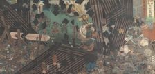 Album of Fifteen Triptychs of Famous Battlescenes, 19th century. Creator: Utagawa Kuniyoshi