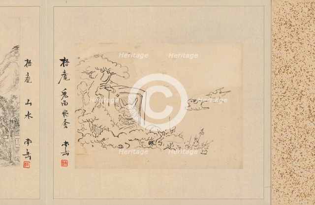 Album of Fifty-four Sketches, 19th century. Creator: Watanabe Kazan.
