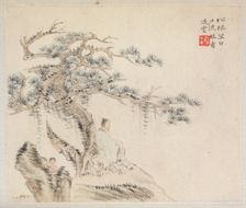 Album of Landscape Painting Illustrating Old Poems, 1700s. Creator: Hua Yan (Chinese, 1682-about 1765)