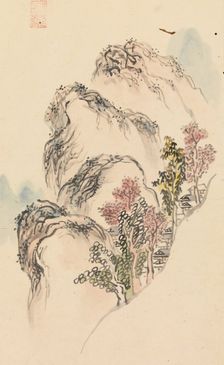 Album of Landscape Paintings, late 18th century. Creator: Kuwayama Gyokushu