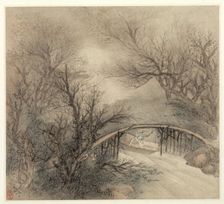 Album of Landscapes: Leaf 1, 1677. Creator: Wang Gai (Chinese, active c. 1677-1705)
