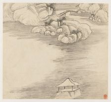 Album of Landscapes: Leaf 3, 1677. Creator: Wang Gai (Chinese, active c. 1677-1705)
