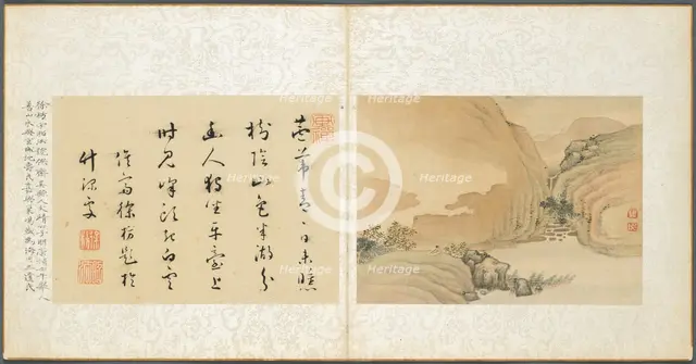 Album of Miscellaneous Subjects, Leaf 3, 1600s. Creator: Fan Qi (Chinese, 1616-aft 1694).