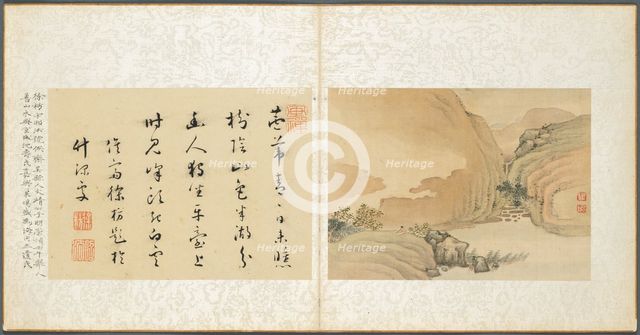 Album of Miscellaneous Subjects, Leaf 3, 1600s. Creator: Fan Qi (Chinese, 1616-aft 1694).