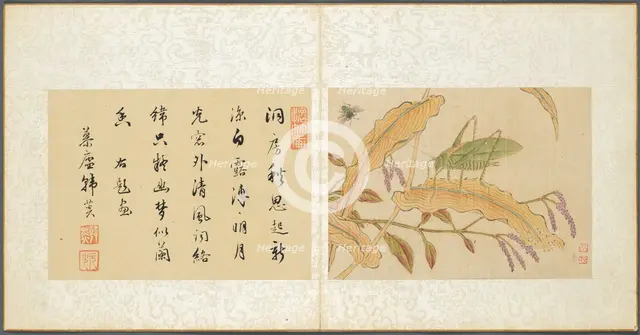 Album of Miscellaneous Subjects, Leaf 7, 1600s. Creator: Fan Qi (Chinese, 1616-aft 1694).