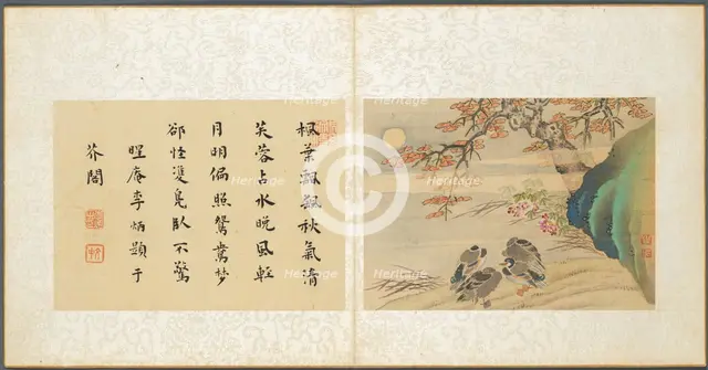 Album of Miscellaneous Subjects, Leaf 8, 1600s. Creator: Fan Qi (Chinese, 1616-aft 1694).
