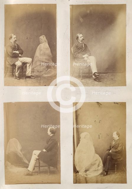 Album of Spirit Photographs, 1872. Creators: Frederick Hudson, Mr Reeve.