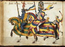 Album of Tournaments and Parades in Nuremberg, German, late 16th-mid-17th century. Creator: Unknown