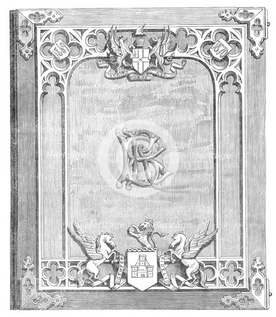 Album of the Devonshire Address to Lord Mayor Besley, 1870. Creator: Unknown.