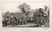 Album pour 1831: Convoi militaire, 1831. Creator: Auguste Raffet (French, 1804-1860)