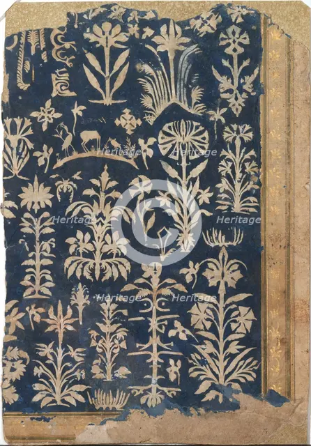 Album Page with Cut-Paper Decoration, ca. 1625-50. Creator: Unknown.