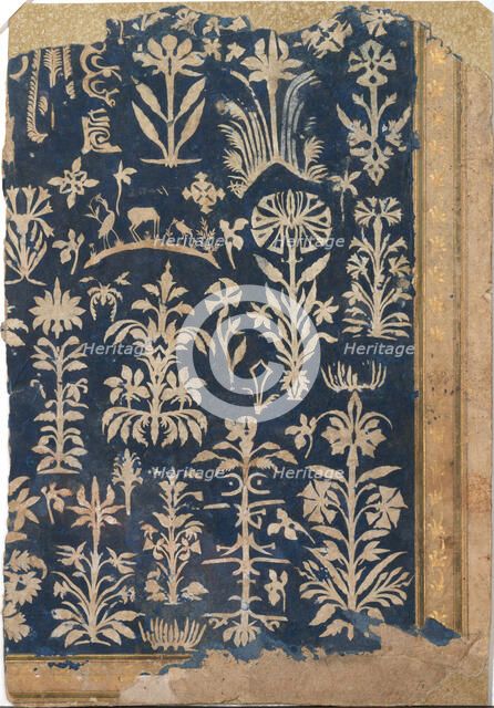 Album Page with Cut-Paper Decoration, ca. 1625-50. Creator: Unknown.