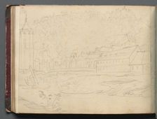 Album with Views of Rome and Surroundings, Landscape Studies, page 48b: Roman Landscape. Creator: Franz Johann Heinrich Nadorp (German, 1794-1876)