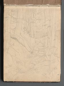 Album with Views of Rome and Surroundings, Landscape Studies, page 01a: Roman Landscape. Creator: Franz Johann Heinrich Nadorp (German, 1794-1876)