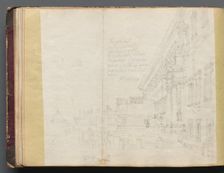 Album with Views of Rome and Surroundings, Landscape Studies, page 15b: Roman Architectural View. Creator: Franz Johann Heinrich Nadorp (German, 1794-1876)