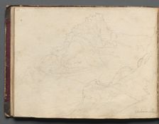 Album with Views of Rome and Surroundings, Landscape Studies, page 20b: "Cervera". Creator: Franz Johann Heinrich Nadorp (German, 1794-1876)