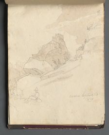 Album with Views of Rome and Surroundings, Landscape Studies, page 33a: "Cervera". Creator: Franz Johann Heinrich Nadorp (German, 1794-1876)