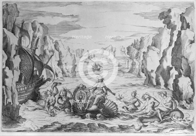 Album with Prints recording the Festivities and Decorations organized in Florence for..., 1589-1592. Creators: Orazio Scarabelli, Epifanio d'Alfiano.