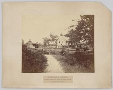 Albumen Print of the congregation of St. Nicholas Church in Maryland, ca. 1880. Creator: Unknown