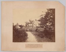 Albumen Print of the congregation of St. Nicholas Church in Maryland, ca. 1880. Creator: Unknown