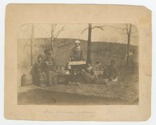 Albumen print of enslaved women and their children near Alexandria..., Dec 2, 1861 to Mar 10, 1862. Creator: James E. Larkin