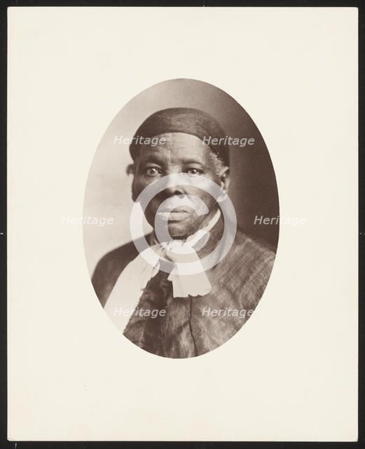 Albumen print of Harriet Tubman, ca. 1908; printed ca. 1920. Creator: Tarby Studio.