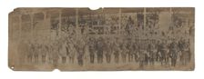 Albumen print of members of the Grand United Order of Odd Fellows, 1890-1930. Creator: Unknown