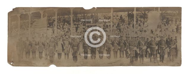 Albumen print of members of the Grand United Order of Odd Fellows, 1890-1930. Creator: Unknown.