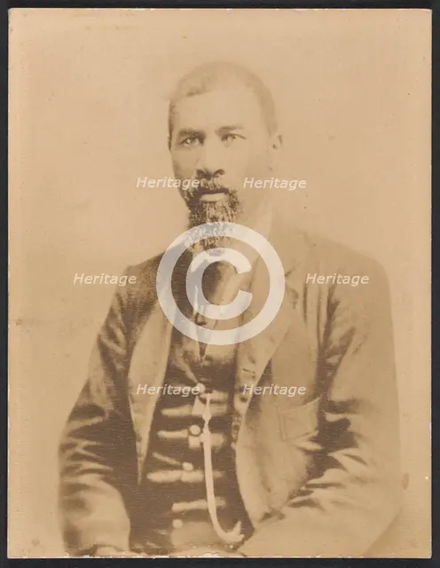 Albumen print of Rev. Nelson W. Jordan, 1890s. Creator: Unknown.