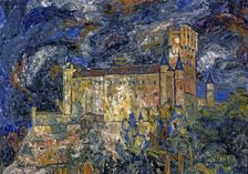Alcazar of Segovia c1925. Creator: Ignacio Zuloaga