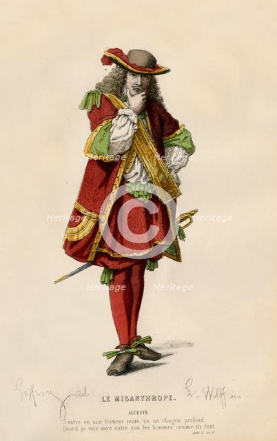 Alceste, 1868. Creator: L Wolff.
